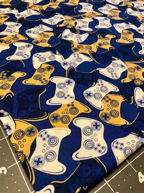 Xbox Video Game Controller Gaming Calico Novelty Cotton Fabric Etsy