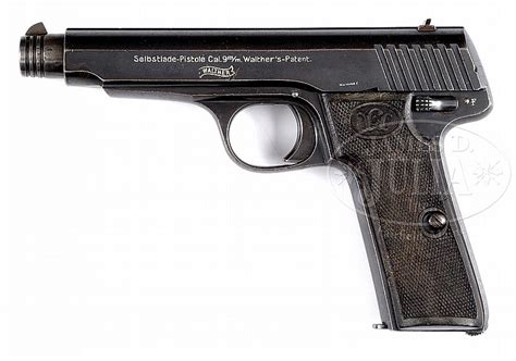 Large And Impressive Walther Model 6 Pistol