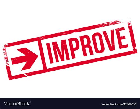 Improve Stamp Rubber Grunge Royalty Free Vector Image