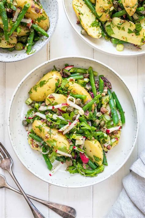 Green Bean Potato Salad Mediterranean Recipe Elle Republic