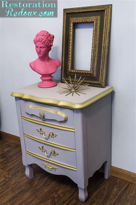 Complete your bedroom with nightstands and bedside tables that offer a convenient perch for a lamp, alarm clock and reading material. Plaster Painted French Provincial Nightstand Makeover ...