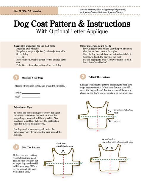 Dog Clothing Patterns Free Printable Printable World Holiday