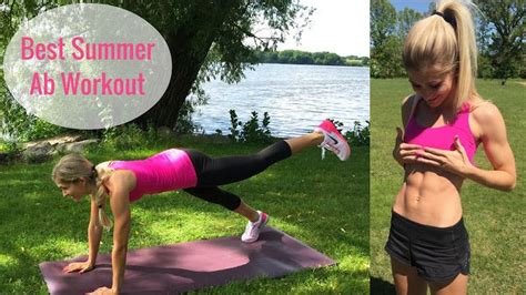 New Workout Video The Best Summer Ab Workout Lauren Gleisberg Six