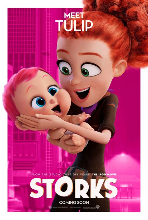 Storks The Orphan Tulip Storks Movie Animated Movie Posters New