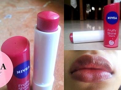 I absolutely love the pomegranate. Nivea Fruity Shine Lip Balm Cherry: Review, Swatches, Price