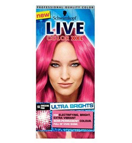 Schwarzkopf Live Color Xxl Ultra Brights 93 Shocking Pink Semi Permanent Pink Hair Dye Pack Of
