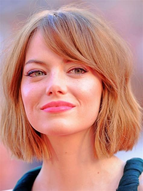 10 Side Swept Bangs With Round Face Fashion Style