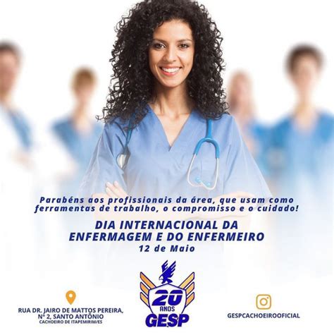 Dia Internacional Da Enfermagem E Enfermeiro Grupo Gesp