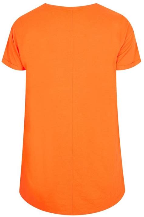 T Shirt Orange Grande Taille 44 à 64 Yours Clothing
