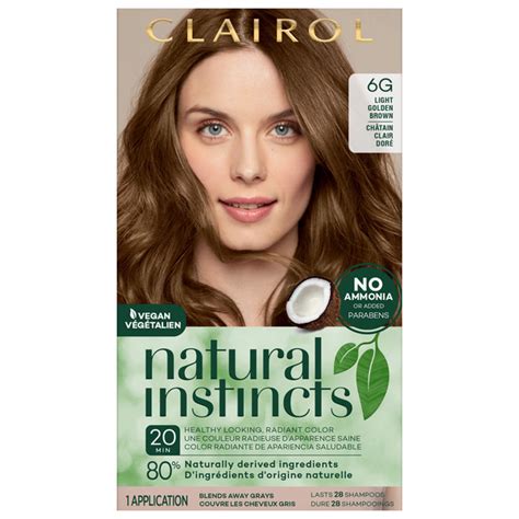 save on clairol natural instincts semi permanent hair color light golden brown 6g order online