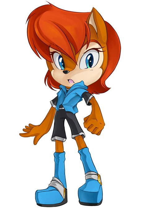 Princess Sally By Rosurin On Deviantart Sonic Fan Characters Sally Acorn Archie Comics