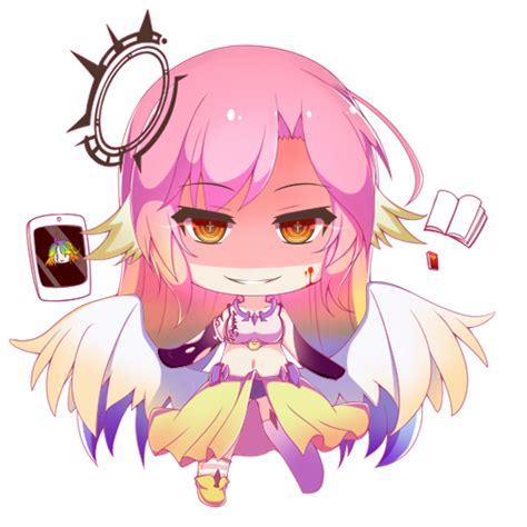 Fanart Evil Chibi Jibril Drawn By Kana Rnogamenolife