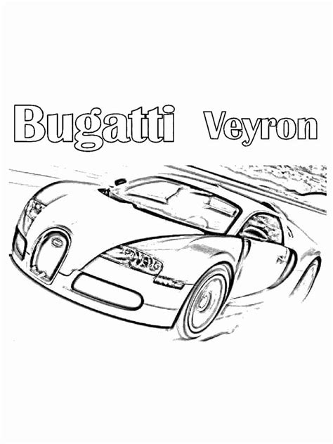 Dibujos De Bugatti Para Colorear