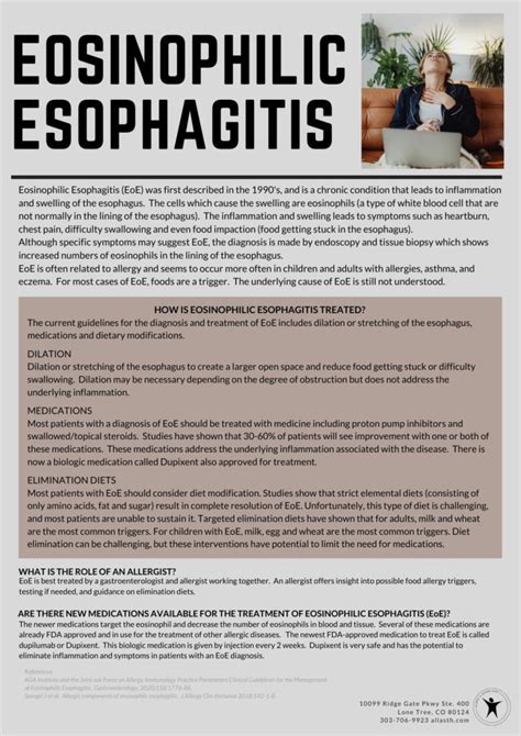 Eosinophilic Esophagitis Allergy Asthma Care And Prevention Center