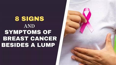 8 Signs And Symptoms Of Breast Cancer Besides A Lump Lifestyle