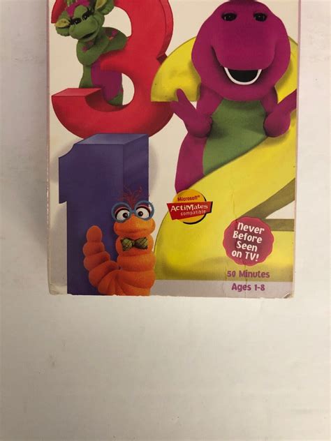 Barney Its Time For Counting Vhs 1998 Ebay