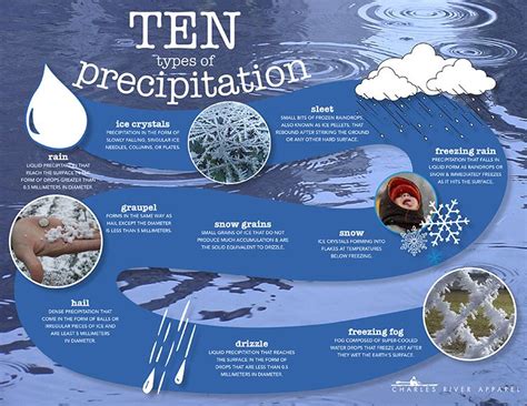 Ten Different Types Of Precipitation Teaching Pinterest Science