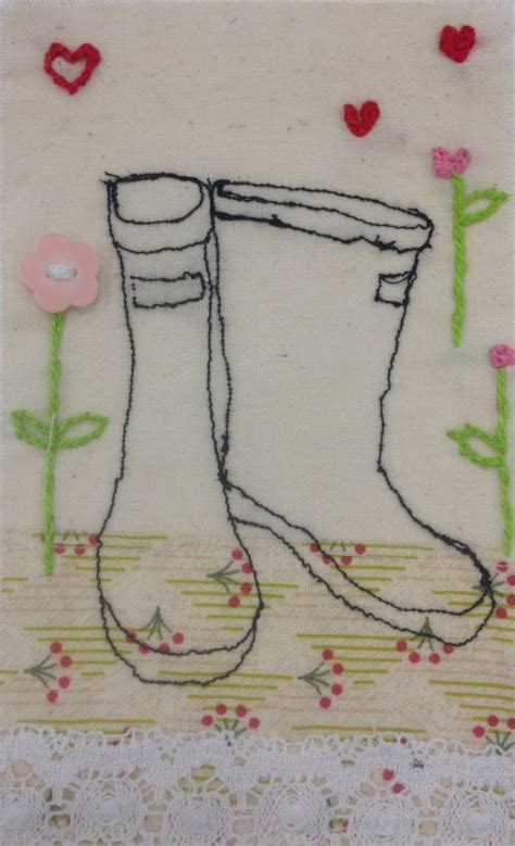 Leanne Floweth Collage Layers Appliqué Stitch Vintage Papers