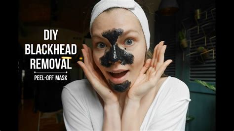 Diy Blackhead Removal Peel Off Masks Themoments Youtube