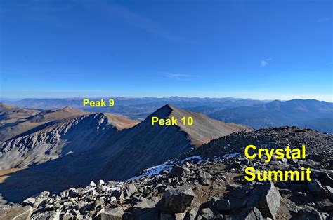 Peak 9 13207 › Peak 9 South Ridge Route Map And Photos Colorado 13ers