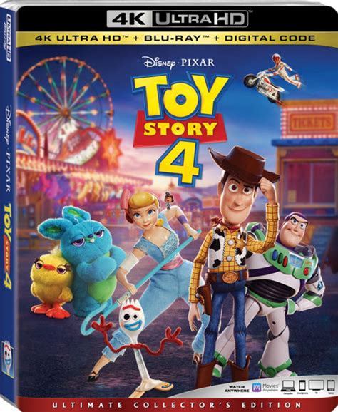 Toy Story 4 Coming To Blu Ray Dvd And 4k On 108 Plus Anna And The