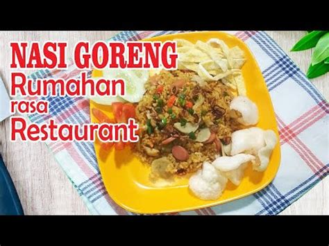 Fill your cart with color today! Nasi Goreng menu rumahan sederhana rasa restoran - YouTube