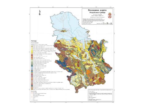 Ekapija Geološka Karta Srbije 1m Namenjena Svima Koji Planiraju