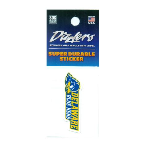 University Of Delaware Blue Hens Dizzler Decal National 5 And 10