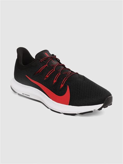 Nike Men Black Quest 2 Running Shoes Zordo Deals Best Online