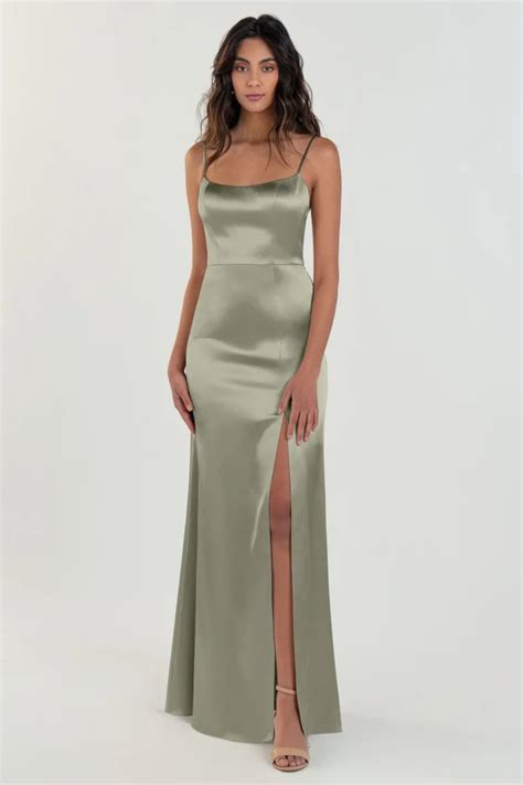 Sage Green Bridesmaid Dresses Satin Dresses Images 2022