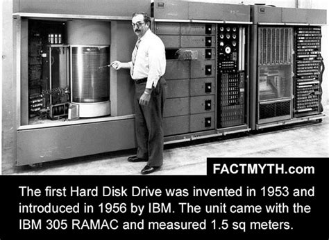 The First Hard Drive Was Announced In 1956 Fact Or Myth