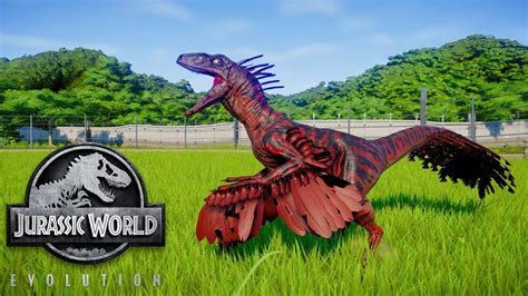 Feathered Raptors Jurassic World Evolution Youtube