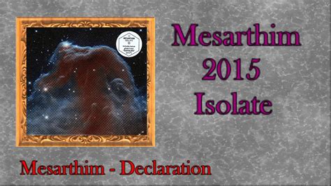Mesarthim 2015 Isolate Full Album Youtube