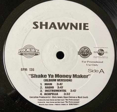 Shawnie Shake Ya Money Maker 2000 Vinyl Discogs