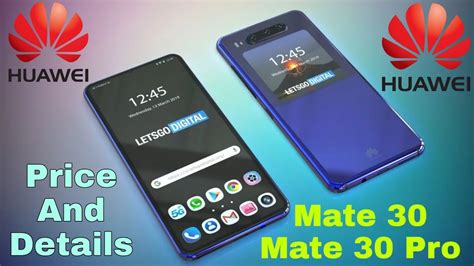 Huawei 1st Dual Screen Smartphone Mate 30 And Mate 30 Pro Fast Look