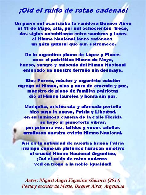 Dia Del Himno Nacional Argentino Letra Original