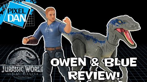 Jurassic World Owen And Blue Velociraptor Fallen Kingdom Mattel Figures Video Review Youtube
