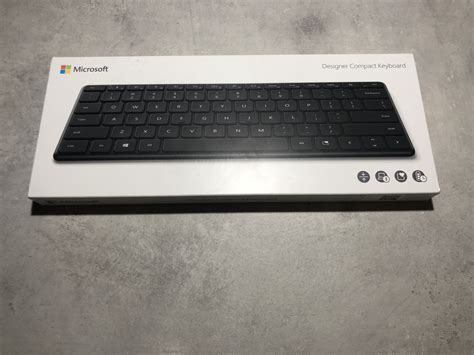 Клавиатура Microsoft Bluetooth Designer Compact Keyboard Black 21y