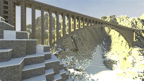 Arch Railroad Bridge I Built Minecraft