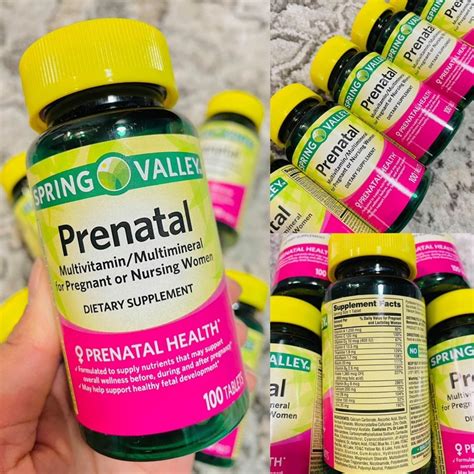 Spring Valley Prenatal Multivitamins 100pcs Tablets Lazada Ph