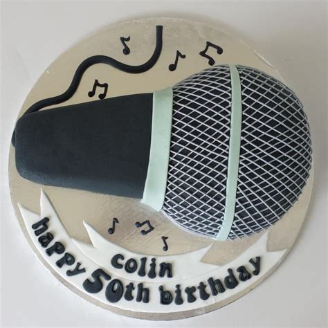 Microphone Cake ♡ Microphone Cake Music Cakes Cake Designs