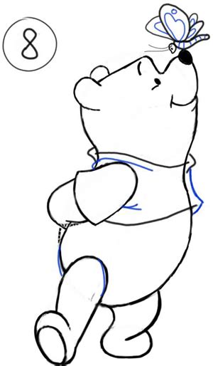 Winnie the pooh creepy drawing. How to Draw Winnie the Poo and Butterfly with Step by Step ...
