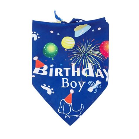 Dog Bandana Birthday Boy Blue Pet Bliss Ireland
