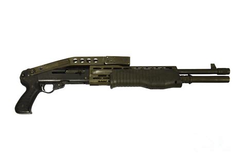 Italian Franchi Spas 12 Combat Shotgun 1 Photograph By Andrew Chittock