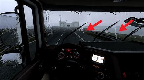 Ets 2 143 Realistic Rain V412 Euro Truck Simulator 2 Youtube