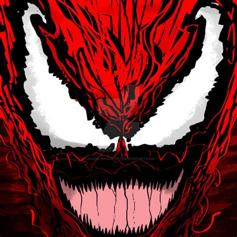 Carnage Head Shot 1 By Jason Makes Art On Deviantart