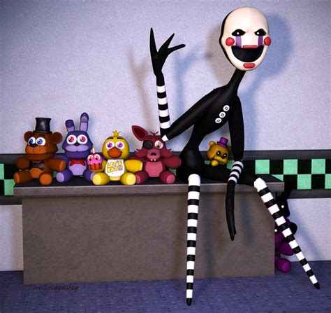 Sfm The Puppet By Drgoldenstar Fnaf Drawings Marionette Fnaf Fnaf Art