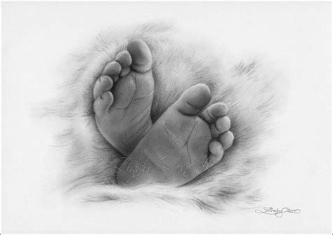 Baby Feet Drawing At Explore Collection Of Baby