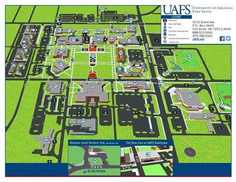 Uafs Campus Map By University Of Arkansas Fort Smith Issuu