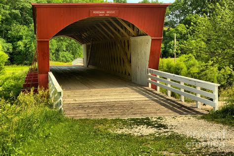 The Roseman Covered Bridge Photograph By Adam Jewell Fine Art America